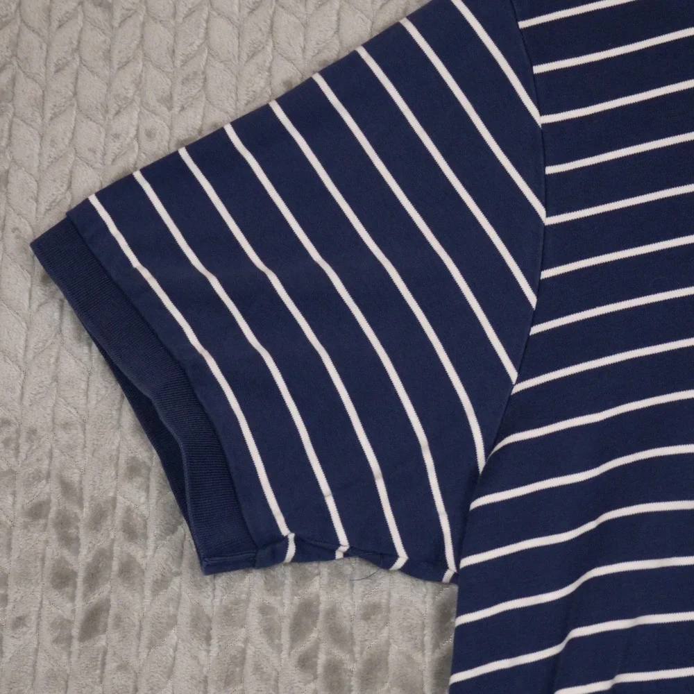 Polo Ralph Lauren Polo Mens 2XB Navy White Striped Pony Cotton Jersey